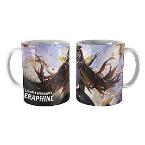 Caneca Seraphine Fênix Graciosa League of Legends Lol