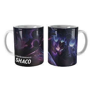 Caneca Shaco Estrela Negra League of Legends Lol