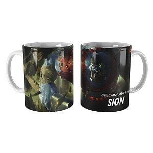 Caneca Sion Lenhador League of Legends Lol