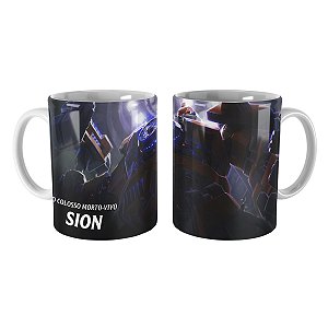 Caneca Mech Zero Sion League of Legends Lol