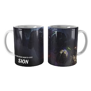 Caneca Sion Quebra-mundos League of Legends Lol