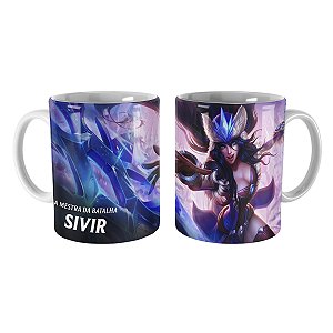 Caneca Sivir Tempestade de Neve League of Legends Lol