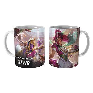Caneca Sivir Kawaii Café League of Legends Lol
