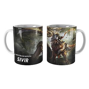 Caneca Sivir Emboscada Primordial League of Legends Lol