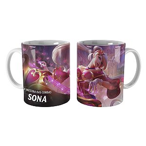 Caneca Sona Queridinha League of Legends Lol