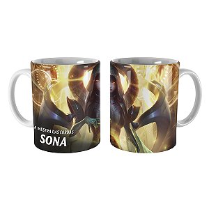 Caneca Sona Odisseia League of Legends Lol