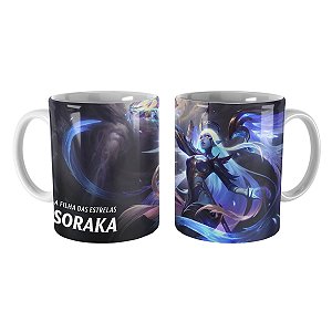 Caneca Soraka Emissária da Luz League of Legends Lol
