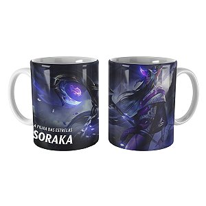 Caneca Soraka Florescer Espiritual League of Legends Lol