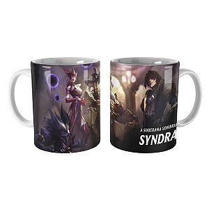 Caneca Syndra Dama de Ouros League of Legends Lol
