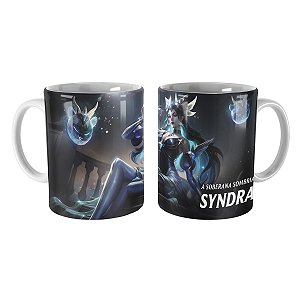 Caneca Syndra Guardiã Estelar de Prestígio League of Legends