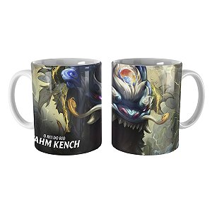 Caneca Tahm Kench Pergaminhos Shan Hai League of Legends Lol