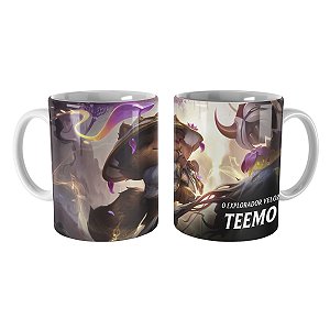 Caneca Teemo Florescer Espiritual de Prestígio LOL