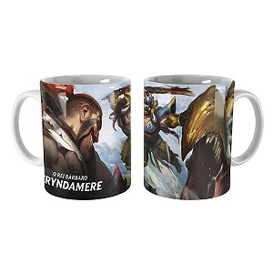 Caneca Tryndamere Caçador de Feras League of Legends Lol