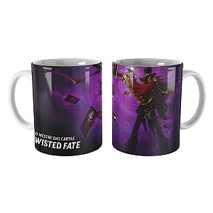 Caneca O Magnífico Twisted Fate League of Legends Lol