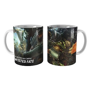 Caneca Twisted Fate Punguista League of Legends Lol