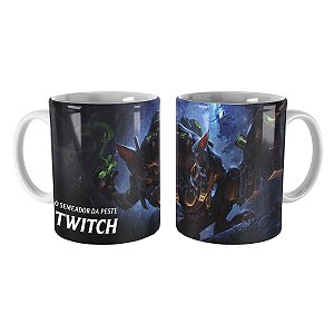 Caneca Twitch Esquadrão Ômega League of Legends Lol