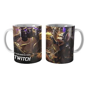 Caneca Twitch Passos Leves League of Legends Lol