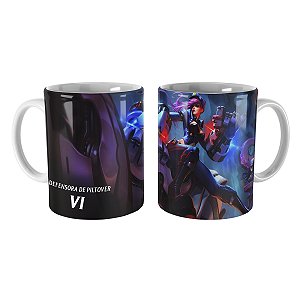 Caneca Vi Policial League of Legends Lol