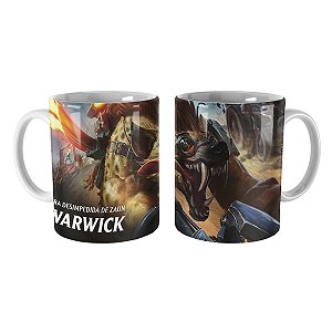 Caneca Warwick Hiena League of Legends Lol