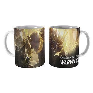 Caneca Warwick Guardião Lunar League of Legends Lol