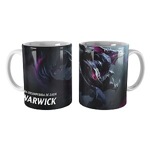 Caneca Warwick Deus Antigo League of Legends Lol