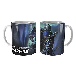 Caneca Warwick Bênção do Inverno League of Legends Lol