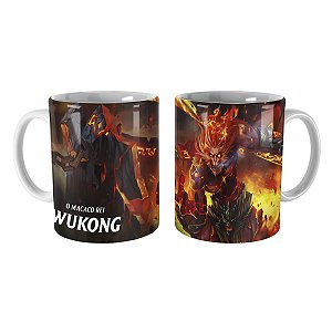 Caneca Wukong Incandescente League of Legends Lol