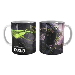 Caneca Yasuo Tinta Sombria League of Legends Lol