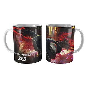 Caneca PROJETO: Zed League of Legends Lol