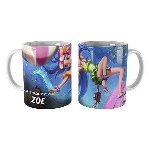 Caneca Zoe Curtindo o Verão League of Legends Lol