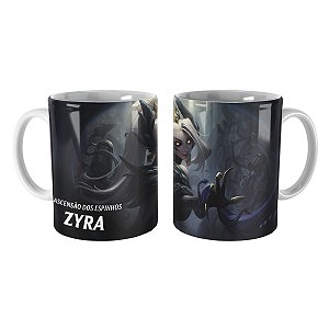 Caneca Zyra Congregação das Bruxas League of Legends Lol