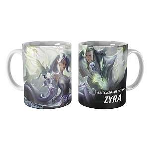 Caneca Zyra Rosa de Cristal League of Legends Lol