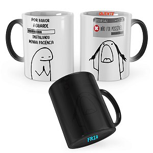 Caneca Mágica Flork Instalando Paciência