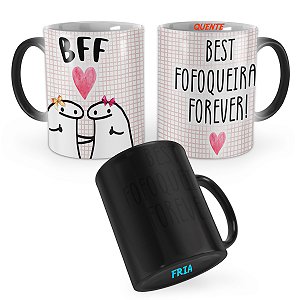 Caneca Mágica Flork BFF Best Fofoqueiras Forever