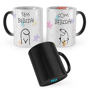 Caneca Mágica Flork Com Bebiba Sem Bebida