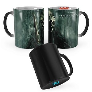 Caneca Mágica Os Anéis do Poder Senhor dos Anéis Sauron