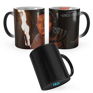 Caneca Mágica Os Anéis do Poder Elfo Senhor dos Anéis