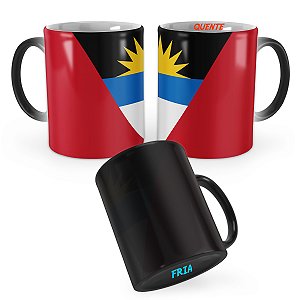 Caneca Mágica Bandeira Antigua e Barbuda País