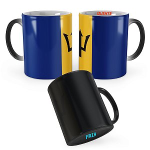 Caneca Mágica Bandeira Barbados País