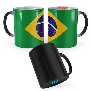 Caneca Mágica Bandeira Brasil País