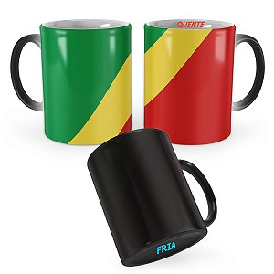 Caneca Mágica Bandeira Congo País