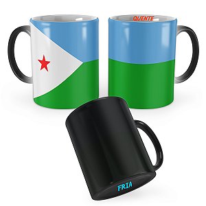 Caneca Mágica Bandeira Djibouti País
