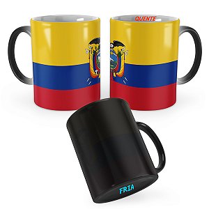 Caneca Mágica Bandeira Equador País