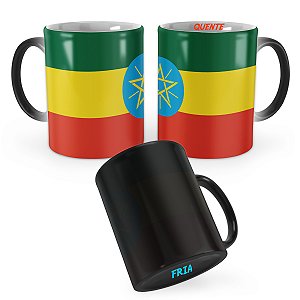 Caneca Mágica Bandeira Etiópia País
