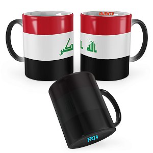 Caneca Mágica Bandeira Iraque País