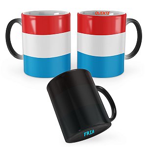 Caneca Mágica Bandeira Luxemburgo País