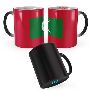 Caneca Mágica Bandeira Maldivas País