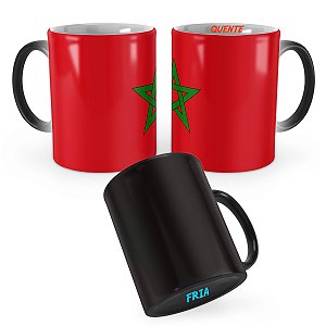 Caneca Mágica Bandeira Marrocos País