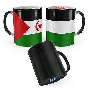 Caneca Mágica Bandeira Saara Ocidental País