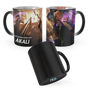 Caneca Mágica Akali True Damage League of Legends Lol